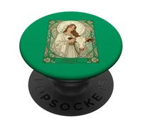 Santa Brígida Patrona de Irlanda Imbolc PopSockets PopGrip Adhesivo