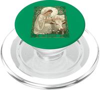 Santa brígida patrona Santa todaclasede Irlanda con Vaca Blanca PopSockets PopGrip para MagSafe