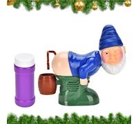 Santa Bubble Blower - Bubble Machine for Kids, Santa Bubbles Blower for Toddler, Automatic Blowing Toy, Musical Santaa Claus | Funny Farting Bubbles Maker, Electric Light Music Toy, Holiday Outdoor Fu