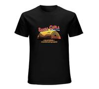 Santa Carla Retro Film Movie Vampire Men Black T-Shirt Print Unisex Cotton tee Shirt L