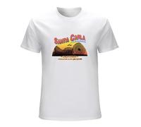 Santa Carla Retro Film Movie Vampire Men White T-Shirt Print Unisex Cotton tee Shirt L