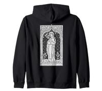 Santa Catalina de Siena Arte Católico Sudadera con Capucha