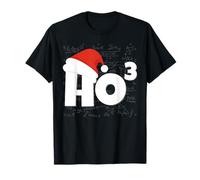 Santa Christmas Hat HoHoHo Funny Math Teacher Humor Camiseta