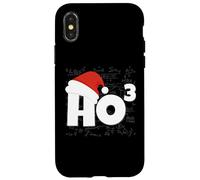 Santa Christmas Hat HoHoHo Funny Math Teacher Humor Carcasa para iPhone X/XS