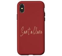 Santa Clara California Vintage diseño elegante Carcasa para iPhone X/XS