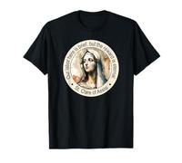 Santa Clara de Asís Famosos Santos Católicos Populares Citas Camiseta