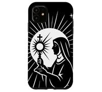 Santa Clara de Asís Santos Católicos Eucaristía Custodia Carcasa para iPhone 11