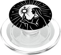 Santa Clara de Asís Santos Católicos Eucaristía Custodia PopSockets PopGrip para MagSafe