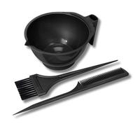 Santa Clara, Kit de tintura, Tijela graduada + Pincel para tintura + Pente, Preto