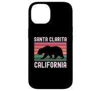 Santa Clarita California Bear Retro 661 Río Santa Clara Carcasa para iPhone 14