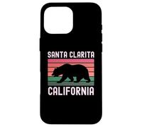 Santa Clarita California Bear Retro 661 Río Santa Clara Carcasa para iPhone 16 Pro MAX