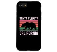 Santa Clarita California Bear Retro 661 Río Santa Clara Carcasa para iPhone SE (2020) / 7/8