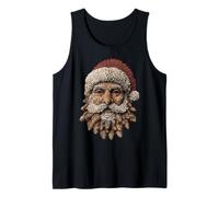 Santa Claus Autumn Conos Artístico Invierno Estética Navidad Camiseta sin Mangas