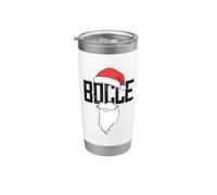 Santa Claus Bocce Ball Con Jack Bocci Juego Bocce Vaso térmico de acero inoxidable de doble pared
