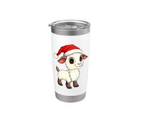 Santa Claus cabra Vaso térmico de acero inoxidable de doble pared