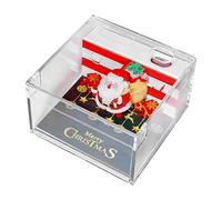 Santa Claus Desk Calendar - 2026 3D Creative Memo Pad, Adorable Desktop Ornament, Stationery Holder | Christmas Holiday For Housewarming Travel Home Office School Party
