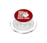 Santa Claus Dime Lo Que Quieres Divertido Navidad PopSockets PopGrip para MagSafe