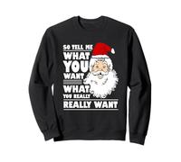 Santa Claus Dime Lo Que Quieres Divertido Navidad Sudadera