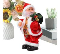Santa Claus Eléctrico, Muñeca De NavidadQue Sacude Los Caderas Musicales, Figura De Santa Claus De Natae Sacudiendo Sus Caderas | Para Niños Adultos Decoración Del Hogar Guardería Dormitorio Appart
