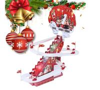 Santa Claus Escalador En Escala,Juego Automático De Educación Temprana | Juego Automático De Carreras De Escalada Santa Claus En Escaleras,Para Niños Niñas Oficina Sala Sala