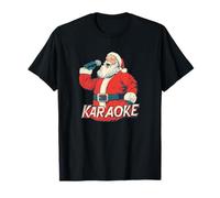 Santa Claus llega a Las Notas Altas en Estilo Karaoke Camiseta