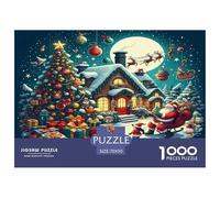 Santa Claus Puzzle Imposible,desafío for Adults Juego Educativo 1000 Piezas Obra De Arte De Juego De para Adultos Y Niños A Partir De 12 Años 70x50cm/1000pcs