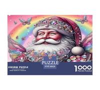 Santa Claus Puzzle Imposible,desafío for Adults Juego Educativo 1000 Piezas Obra De Arte De Juego De para Adultos, Regalos A Partir De 14 Años 38x26cm/1000pcs