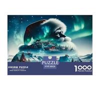 Santa Claus Puzzle Imposible,desafío for Adults Juego Educativo 1000 Piezas Obra De Arte De Juego De para Adultos Y Niños Mayores De 12 Años 38x26cm/1000pcs
