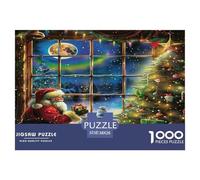 Santa Claus Puzzle Imposible,desafío for Adults Juego Educativo 1000 Piezas Obra De Arte De Juego De para Adultos Y Niños A Partir De 12 Años 38x26cm/1000pcs