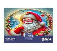 Santa Claus Puzzle Imposible,desafío for Adults Juego Educativo 1000 Piezas Obra De Arte De Juego De para Adultos Y Niños A Partir De 12 Años 70x50cm/1000pcs