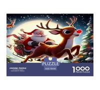 Santa Claus Puzzle Imposible,desafío for Adults Juego Educativo 1000 Piezas Obra De Arte De Juego De para Adultos, Regalos A Partir De 14 Años 70x50cm/1000pcs