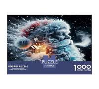 Santa Claus Puzzles Imposible,desafío for Adults Entretenimiento Creativo 1000 Piezas Obra De Arte De Juego De para Adultos Y Niños 38x26cm/1000pcs
