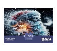 Santa Claus Puzzles Imposible,desafío for Adults Juego Educativo 1000 Piezas Obra De Arte De Juego De para Adultos, Regalos A Partir De 14 Años 70x50cm/1000pcs