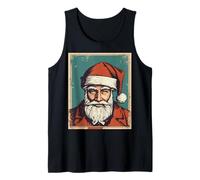 Santa Claus Retrato Pulpa Cultura Arte Camiseta sin Mangas
