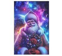 Santa Claus Rompecabezas Adultos 1000 Piezas de Madera Juguete De Puzzle Desafío Del Cerebro Para Niños, Inteligencia (78×53cm)