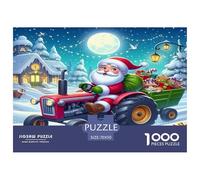 Santa Claus Rompecabezas Imposible,desafío for Adults Entretenimiento Creativo 1000 Piezas Obra De Arte De Juego De para Adultos Y Niños A Partir De 12 Años 70x50cm/1000pcs