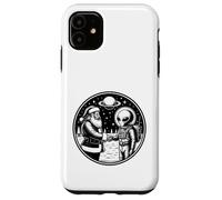 Santa Claus se Encuentra con un ser Extraterrestre Extraterrestre Espacial Carcasa para iPhone 11