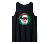Santa Claus Xmas Merry Christmas Navidad African American Camiseta sin Mangas