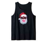 Santa Claus Xmas Merry Christmas Navidad African American Camiseta sin Mangas