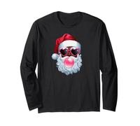 Santa Claus Xmas Merry Christmas Navidad African American Manga Larga