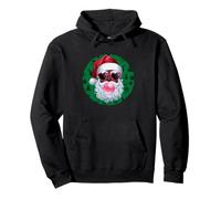 Santa Claus Xmas Merry Christmas Navidad African American Sudadera con Capucha