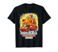 Santa Clausi Spaghetti Sauci Italian Brainrot Meme Xmas Camiseta