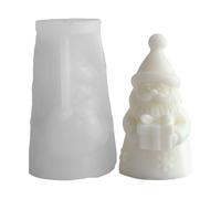 Santa Cláusula Velas Silicona Molde Multiuso Silicona Molde Para Hacer Jabón Vela Decoración Vacaciones Resina Epoxi Carne Navidad