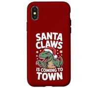 Santa Claws llega al Estilo Dinosaurio de la Ciudad Carcasa para iPhone X/XS