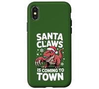 Santa Claws llega al Estilo Dinosaurio de la Ciudad Carcasa para iPhone X/XS