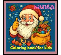 Santa coloring book.: 50 Large Print to color yourself