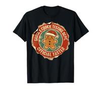 Santa Cookie Testing Department Official Taster Christmas Camiseta