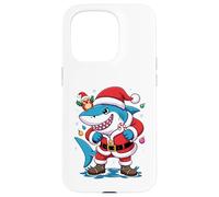 Santa Costume For Kids Boys Adults Funny Shark Christmas Carcasa para iPhone 15 Pro