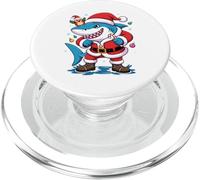 Santa Costume For Kids Boys Adults Funny Shark Christmas PopSockets PopGrip para MagSafe