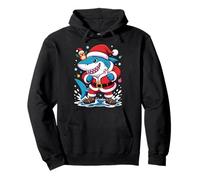Santa Costume For Kids Boys Adults Funny Shark Christmas Sudadera con Capucha